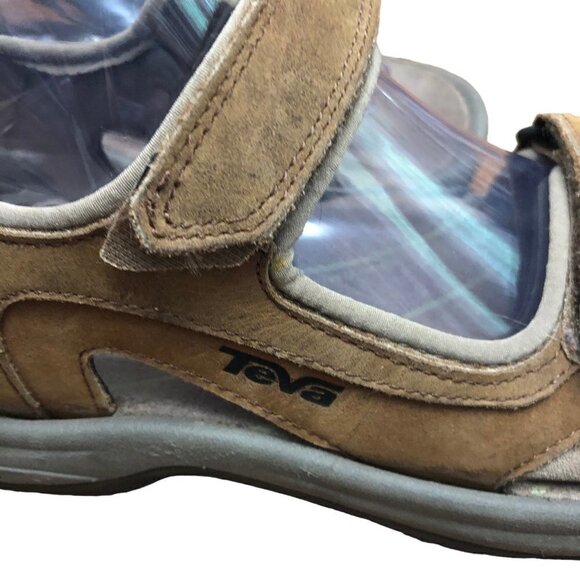 Teva Langdon Leather Sandals Shoes Men’s Size 7 Swtyle 1002263 - Picture 11 of 11